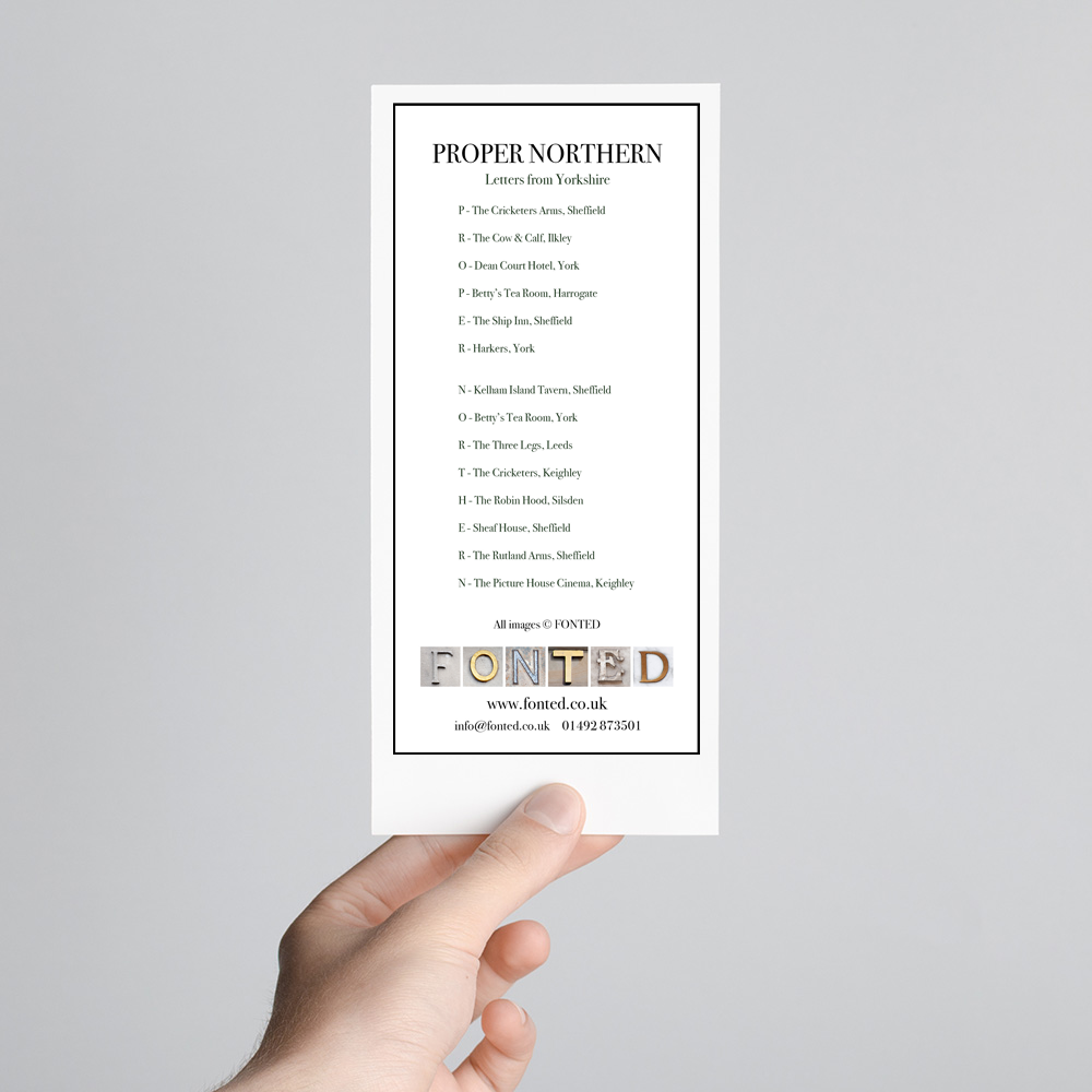 PROPER NORTHERN Art Print - Image 3
