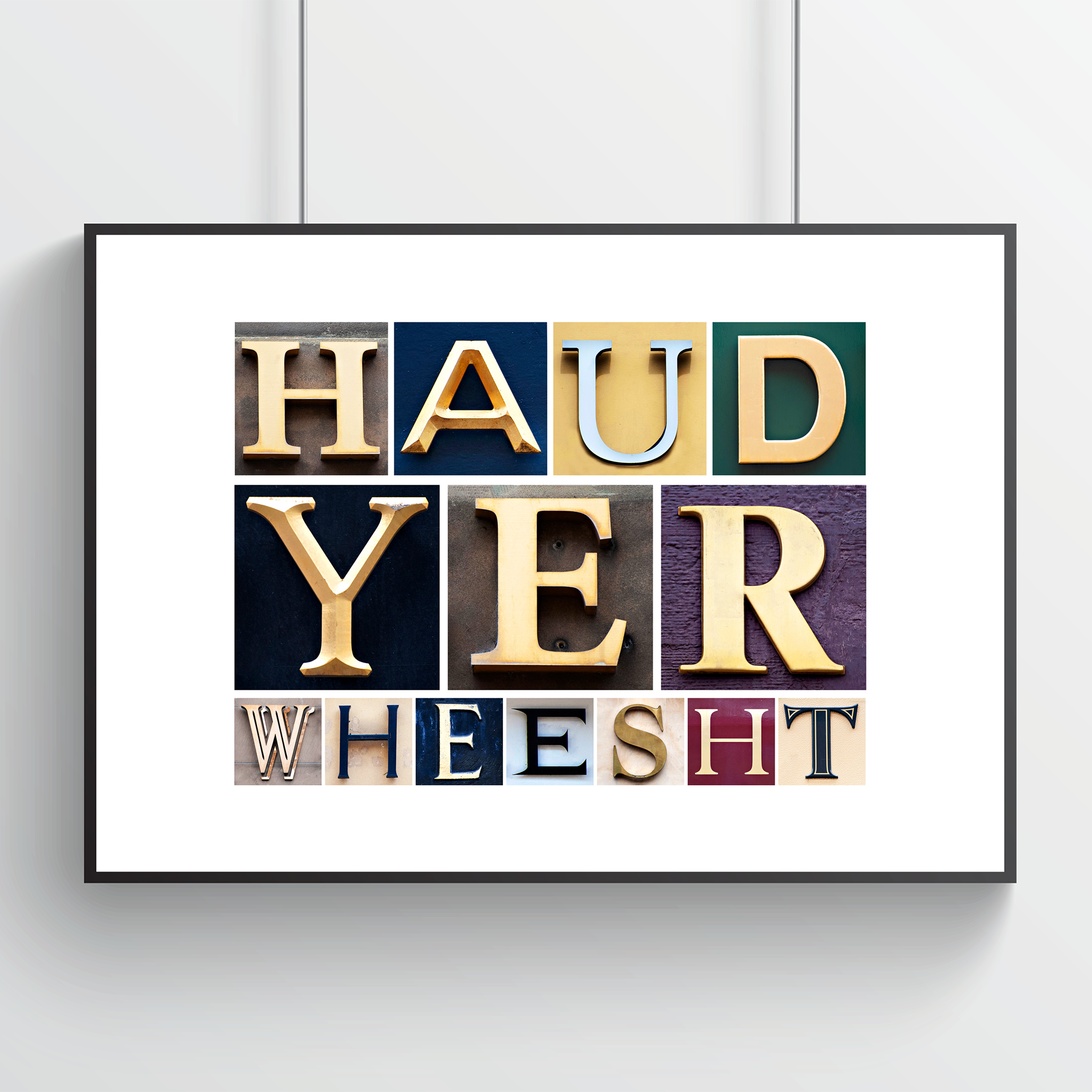 HAUD YER WHEESHT Art Print - Image 2