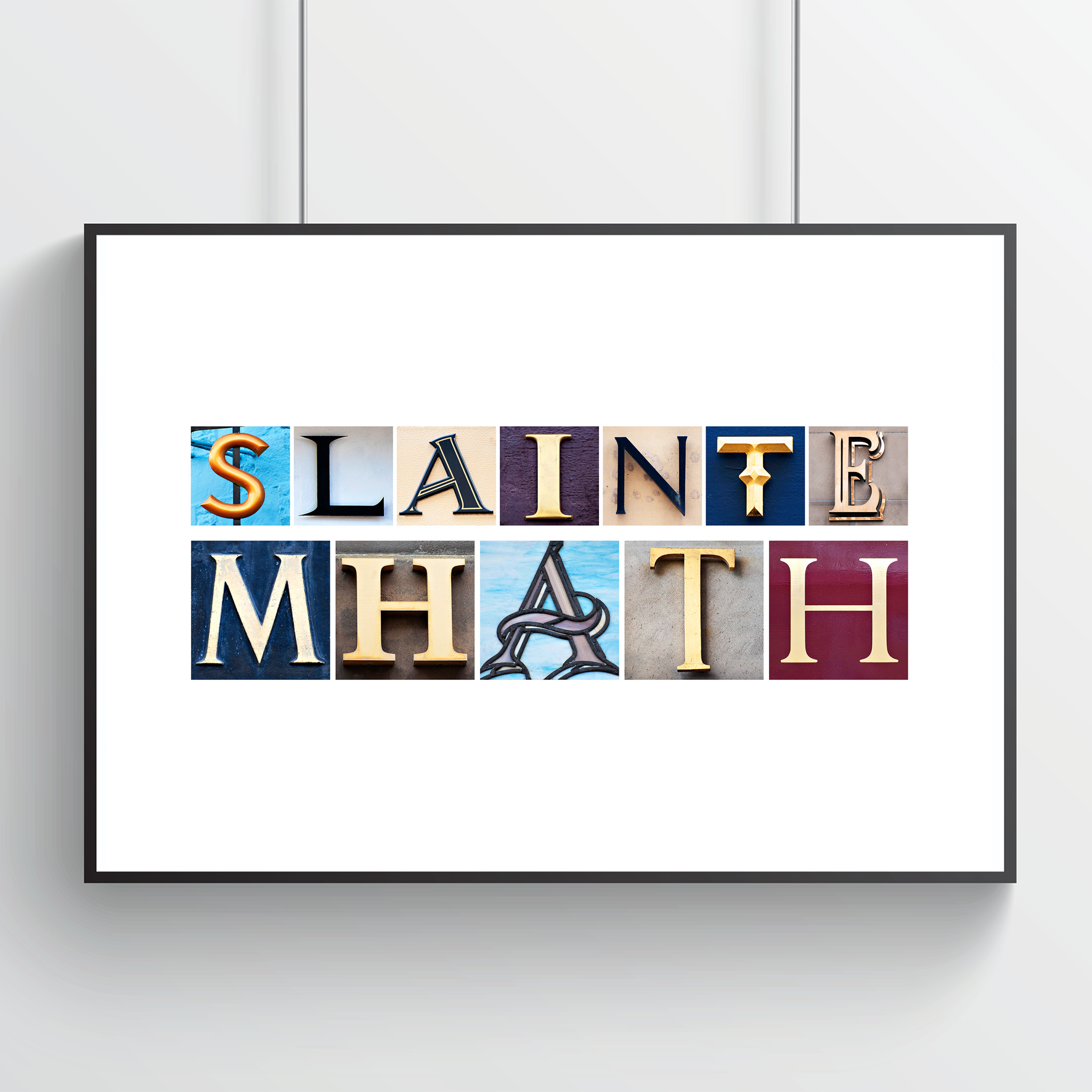 SLAINTE MHATH Art Print - Image 2