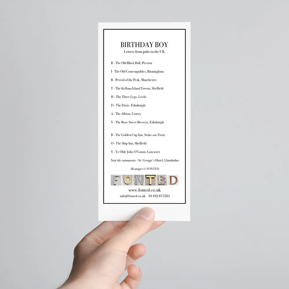 BIRTHDAY BOY Greeting Card - Image 2