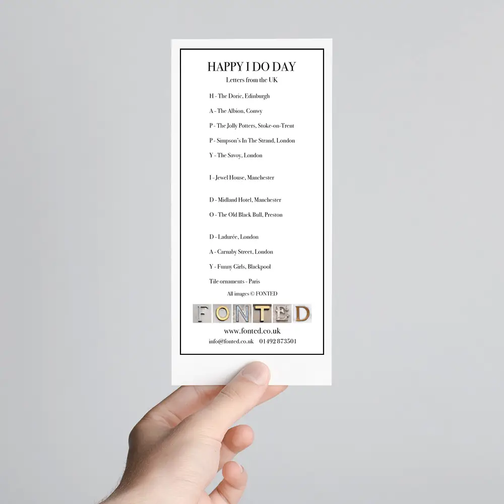 HAPPY I DO DAY Greeting Card - Image 2
